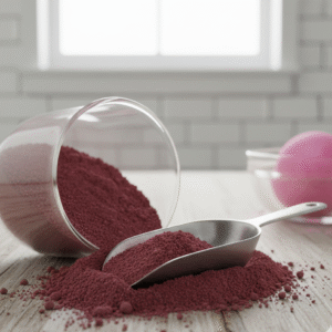 بودرة كرات الاستحمام الفواره باللون الوردي