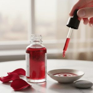 كرات الاستحمام الفواره السائله باللون الاحمر