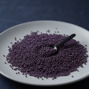 حبيبات الجوجوبا لون بنفسجي(20-30 مش)