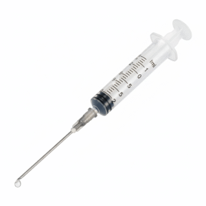 محقنة سعة 20 مل مع إبرة إعادة تعبئة من الفولاذ المقاوم للصدأ