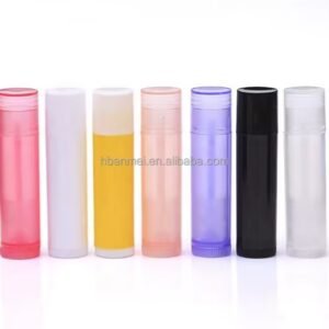 عبوات أحمر شفاه فارغ، 5 مل، 5 جم، أنابيب مرطب الشفاه -عدد 12 قطعة