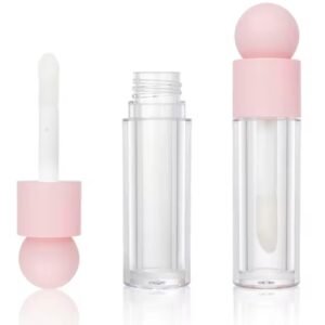 أنبوب ملمع شفاه شفاف، أنابيب ملمع شفاه فارغةحجم 6 مل -عدد 12 قطعة