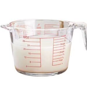 إبريق قياس .زجاجي  كبير السعة 500 مل