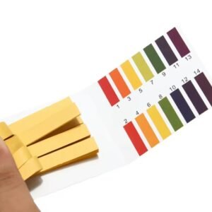 شرائط ورقية لاختبار درجة الحموضة (pH) 0 الى 14