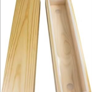 قالب خشب كبير مع سليكون +غطاء