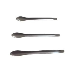 ملعقة طبية من الفولاذ المقاوم للصدأ للاستخدام في المختبر - سيت 3 قطع