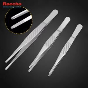 ملقط جراحي من الفولاذ المقاوم للصدأ للمختبرات  قياس 12.5cm