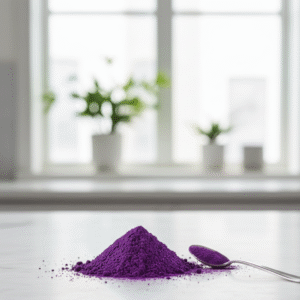 مسحوق ملون بنفسجي قابل للذوبان في الزيت