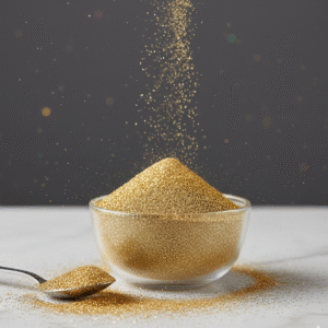 بريق ذهبي ثلاثي الأبعاد (30 جم)