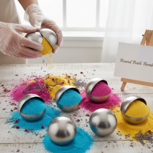 قالب كرة استحمام مستديرة